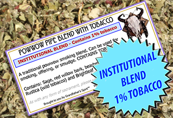 INSTITUTIONAL - Powwow Tobacco Blend 1% Tobacco